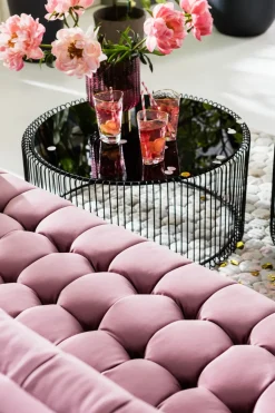 KARE24.se Bäddsoffa Milchbar - Mauve Sammet, 230cm - KARE Design New