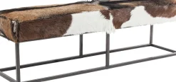 KARE24.se Bänk Country Life - Brun/Vit Päls, 140cm - KARE Design Best
