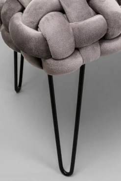 KARE24.se Bänk Weave - Grå, 128cm - KARE Design New