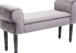 KARE24.se Bänk Wing - Grå Sammet - KARE Design Clearance