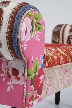 KARE24.se Bänk Wing Patchwork Röd - KARE Design Sale