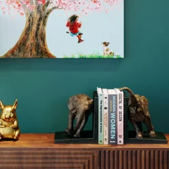 KARE24.se Bokstöd Elephants 42cm, 2 st. - KARE Design Hot