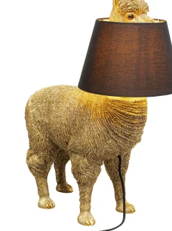 KARE24.se Bordslampa Alpaca - Alpacka, Guld Med Svart Skärm, 59cm - KARE Design Discount