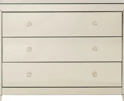 KARE24.se Byrå Luxury - Champangefärgat Spegelglas, 3 Lådor - KARE Design Hot