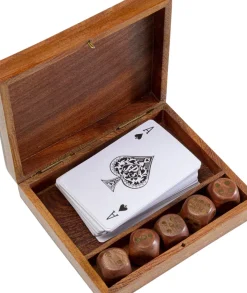KARE24.se Dekor Card Box Gamble - Låda med Kort, Trä, (7/part) - KARE Design New