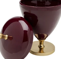 KARE24.se Dekor Salome - Urna, Röd, emalj, 24cm - KARE Design Online