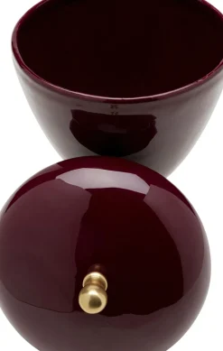 KARE24.se Dekor Salome - Urna, Röd, emalj, 24cm - KARE Design Online