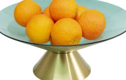 KARE24.se Dekor Skål Birdie - Grön/Mässing, Ø35cm - KARE Design New
