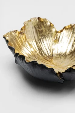 KARE24.se Dekor Skål Flower Bloom Svart Guld Ø20cm - KARE Design Hot
