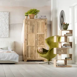 KARE24.se Garderob Puro - Högskåp i Ljust Trä, 190x100cm - KARE Design Hot