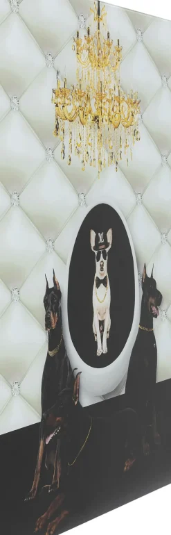 KARE24.se Glastavla Doberman Bodyguards 60x80cm - KARE Design Outlet