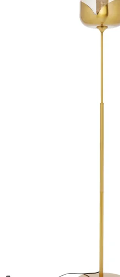 KARE24.se Goblet Golvlampa - Mässing och Tonat Glas, 160cm - KARE Design Discount