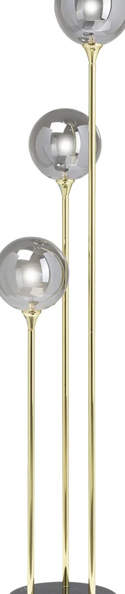 KARE24.se Golvlampa Al Capone - Tre Glasklot, 176cm - KARE Design Sale