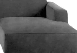 KARE24.se Henry Elements Ottoman - Grå Läder Höger - KARE Design Clearance