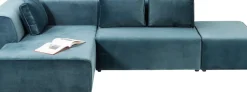 KARE24.se Hörnsoffa Bellissima - Sammetsgrön, Höger, 240x180 - KARE Design Clearance