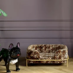 KARE24.se Hundbädd/Kattbädd Diva Leo - Leopardmönstrad - KARE Design Outlet