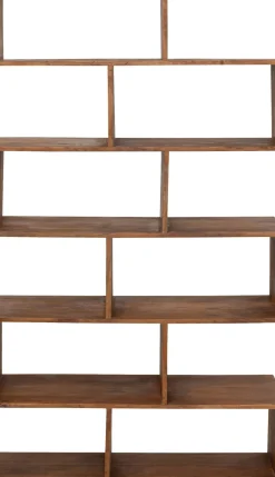 KARE24.se Hylla Authentico Zick Zack - Öppen Bokhylla, 180x100cm - KARE Design Discount