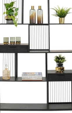 KARE24.se Hylla Bologna - Svart, 200x125cm - KARE Design Discount