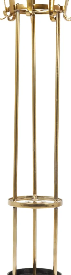 KARE24.se Klädmajor Gala - Klädhängare i Mässing med Paraplyställ, 187x50cm - KARE Design Online