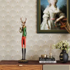 KARE24.se Klocka Gentleman Deer - Bordsklocka Hjort, 72cm - KARE Design Clearance