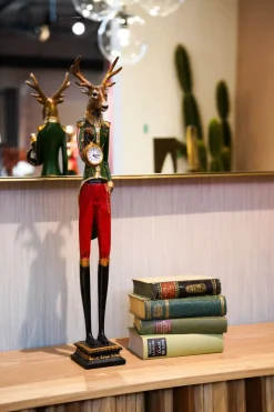 KARE24.se Klocka Gentleman Deer - Bordsklocka Hjort, 72cm - KARE Design Clearance