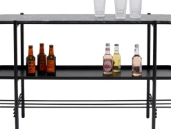 KARE24.se Konsolbord Bennet - Svart Stål/Marmor, 120x30cm - KARE Design Best