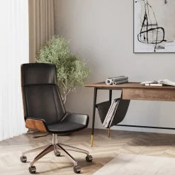 KARE24.se Kontorsstol Bureau - Svart Snurrstol på Hjul - KARE Design New