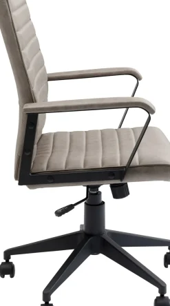 KARE24.se Kontorsstol Labora - Snurrstol på Hjul, Grå Konstläder - KARE Design Outlet