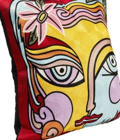 KARE24.se Kudde Art Line - Face, 50x50cm - KARE Design Clearance