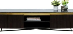 KARE24.se Lågskåp - Tv-bänk Catalina - Mörkt trä, 170x50cm - KARE Design Discount
