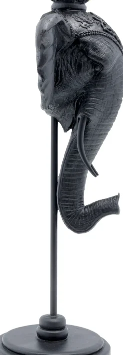 KARE24.se Ljusstake Elephant Head - Svart Elefant, 49cm - KARE Design