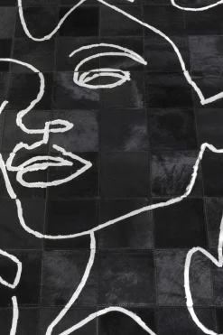 KARE24.se Matta Art Faces - Svart, 170x240cm - KARE Design Sale