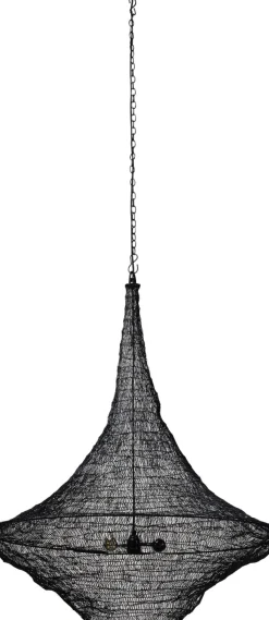 KARE24.se Pendel Cocoon Svart - Taklampa av nät, Ø89cm - KARE Design New