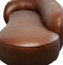 KARE24.se Schäslong Wonder Brunt Läder, 252cm - KARE Design Best