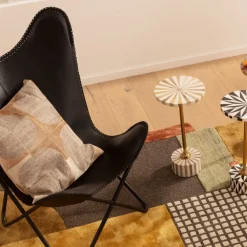 KARE24.se Sidobord Domero Cirque - Guld/Vit Ø25cm - KARE Design