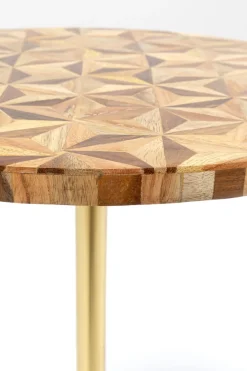 KARE24.se Sidobord Domero Geo - Brun Ø40cm - KARE Design Hot