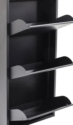 KARE24.se Skoskåp Caruso - Antracit Grå, 103x50cm - 3 Lådor - KARE Design New