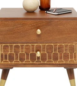 KARE24.se Sängbord Muskat - Byrå, 2 Lådor - KARE Design