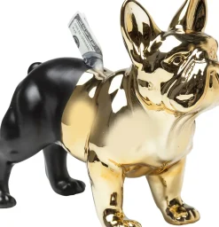 KARE24.se Sparbössa Bulldog Guld-Svart - KARE Design Best