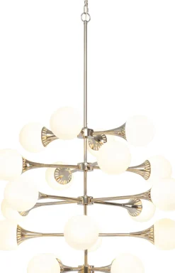 KARE24.se Taklampa Pendel Bulb Fiction - Silver/Vita glasklot, 20st. - KARE Design Online