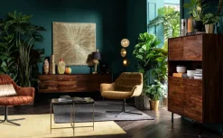 KARE24.se Tavla Illumino - Struktur i Matt Guldfinish, 120x120cm - KARE Design Best