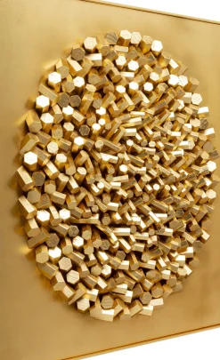 KARE24.se Tavla Mikado - Guld, 120x120cm - KARE Design Hot