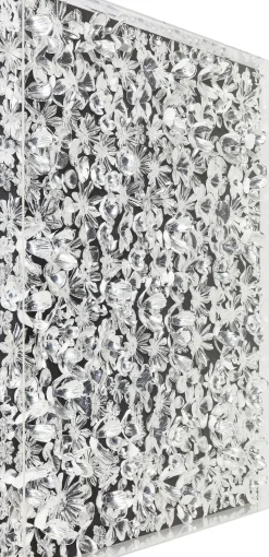 KARE24.se Tavla Silver Flower, 100x100cm - KARE Design Outlet
