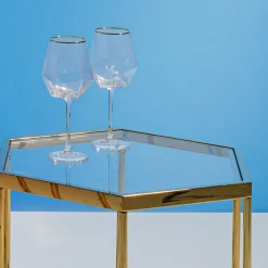 KARE24.se Vinglas Diamond Guldkant - KARE Design Discount