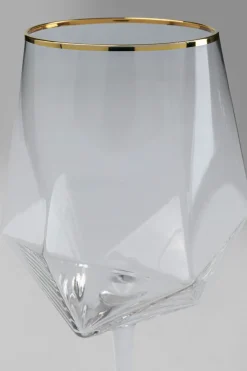 KARE24.se Vinglas Diamond Guldkant - KARE Design Discount