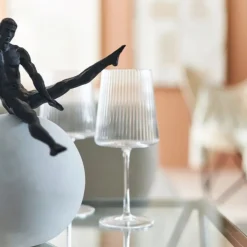KARE24.se Vinglas Riffle - Räfflat Glas - KARE Design Outlet