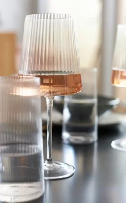 KARE24.se Vinglas Riffle - Räfflat Glas - KARE Design Outlet